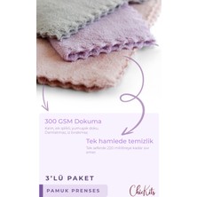 ChicKits Pamuk Prenses - Ultra Emici Mikrofiber Bez 30X30 Cm