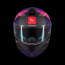 mt Helmets Targo S C8 Brık Mat Pembe Full Face Kask