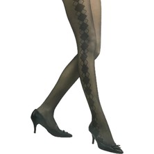 Vog Ince Desenli Külotlu Argil Siyah 2