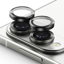 Samsung Galaxy S25 Edge Zebana KL10 Kamera Lens Koruma Camı Siyah