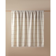 Yumi Koltuk Şalı 140X170 cm Ekru-Kırmızı