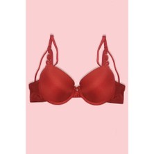 Kırmızı Destekli Sütyen 977