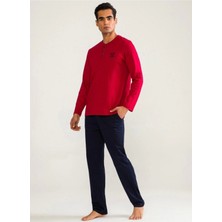 D's Damat 01005 Uzun Kol Pijama Takımı