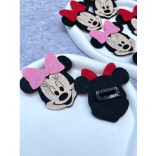 Minnie Mouse Saçsız Bebek Tokası 2'li