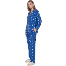 Limissi Desenli Pamuk Viskon Pijama Takımı