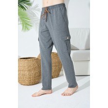 1030 Erkek  Yan Cepli Tek Pantolon Eşofman Altı