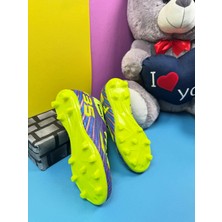  Erkek Çocuk Halısaha  Kranpon Çoraplı Çivili Futbol Spor Ayakkabısı F35KR