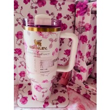 Stanley  Loveshackfancy 40OZ Ribbon Rosa