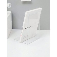 Pleksi 2 Li Şeffaf Modern Kitap Tutucu