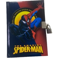 Hatıra Defteri Spiderman Kilitli