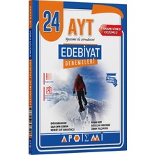 Apotemi Yayınları Ayt Edebiyat 24 Çözümlü Deneme Üniversite Hazırlık Sınavı İçin Ciltli Kitap