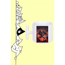 Tobi - Obito Uchiha Anime Karakter Naruto Tasarım Baskılı Beyaz T Sap Kupa Bardak