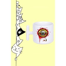 Guns N Roses Rock Müzik Grup Tasarım Baskılı Beyaz T Sap Kupa Bardak