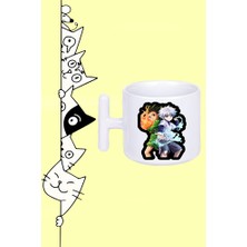 Gon Freecss And Killua Zoldyck Hunter x Hunter Anime Tasarım Baskılı Beyaz T Sap Kupa Bardak