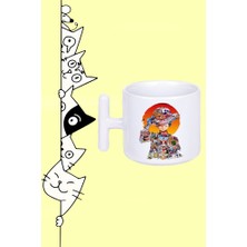 One Piece Anime Karakter Tasarım Baskılı Beyaz T Sap Kupa Bardak