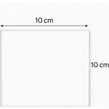 Pleksi 6 Adet Kare 10X10 cm Levhalar - El Sanatları Aksesuarları -