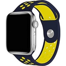 Nettech Apple Watch Seri 42/44 mm Uyumlu Silikon Kordon