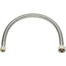 Üstüner 1/2-3/8 Paslanmaz Çelik Örgülü Dirsekli Flexıble Bağlantı 90 cm