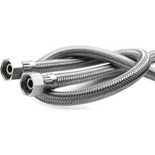 Üstüner Mpex 1/2-1/2 Paslanmaz Çelik Örgülü Dirsekli Flexıble Bağlantı 40 cm