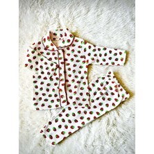 Çilek Baskılı Unisex Pijama Takım