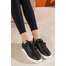 Mulini Beyaz Tabanlı Dikişli Rahat Kadın Sneaker