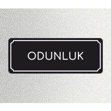 Odunluk - Ofis Departman Kapı Isimliği, Yönlendirme Levhası 24X9 cm 4mm