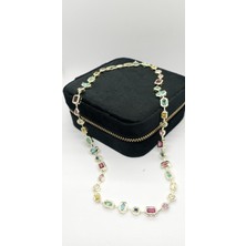 Marka Model Renkli Taşlı Kolye