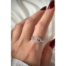 Yeni Sezon Kilitli Iğne Tasarım Kadın Yüzük