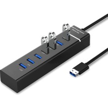 Plentiful 7 Port USB Çoğaltıcı USB 3.0 Hızlı Aktarım 1 Metre Kablo USB Hub Çoğaltıcı