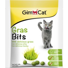 Gimcat Gras-Bits 15 gr Tahılsız Şekersiz Kedi Ödül Tableti Lezzetli Otlu Yaş Kediye Uygun