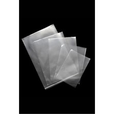 Eliz Party Şeffaf Parlak Bantsız Jelatin Poşet 10X20CM Kurabiye Aksesuar Paketleme Poşeti 100 Adet