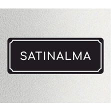 Satınalma - Ofis Departman Kapı Isimliği, Yönlendirme Levhası 24X9 cm 4mm