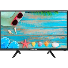 Telenova 32” Inç 82 Ekran LED TV HD Uydu Alıcılı, 12V Destekli, Taşınabilir, Karavan, Ev, Ofis Için