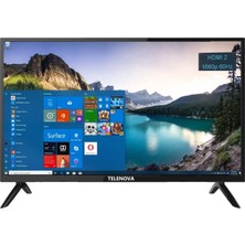 Telenova 32” Inç 82 Ekran LED TV HD Uydu Alıcılı, 12V Destekli, Taşınabilir, Karavan, Ev, Ofis Için