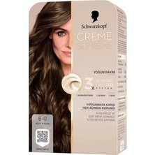 Schwarzkopf Creme Supreme Açık Kahve 6-0 Krem Saç Boyası Canlı Renkler ve Yoğun Bakım