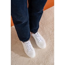 Mulini Beyaz Tabanlı Rahat Günlük Kadın Sneaker