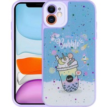 iPhone 11 Kılıf Kamera Korumalı Sert Desenli Tkdr Pami Kapak-No4