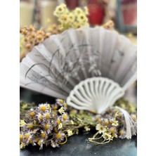 baytoptan Plastik Desenli Yelpaze