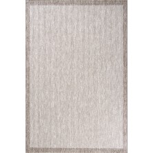 Enti Nova 2001 Bej Mutfak Halısı Yıkanabilir Sisal Görünümlü Mutfak Kilimi Çerçeveli Kaymaz Yolluk