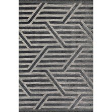 Decoser Hereke 061 Antrasit Hav Toz Vermez Salon Halısı Kesme Halı Yolluk