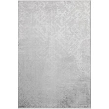 Luxess Cotton 1076 Gri Hav Toz Vermez Salon Halısı Kesme Halı Yolluk