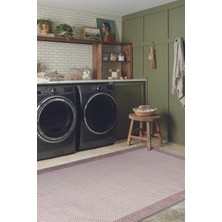 Decoser Hasır 8062 Bej Kahve Halı Kilim Kaymaz Taban Salon Mutfak Kesme Yolluk