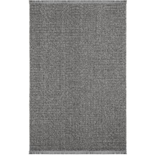 Seyran Loopy 623 Antrasit Halı Ince Mutfak Kilim Salon Kesme Halı Yolluk