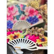 baytoptan Plastik Desenli Yelpaze