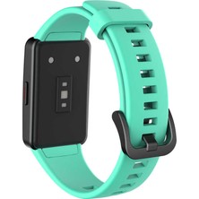 Huawei Band 6 Uyumlu Krd-47 Uyumlu Kordon Zore - Turkuaz