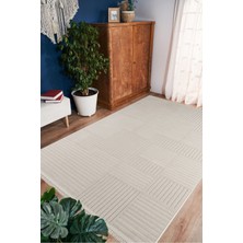 Enti Prag 9204 Bej Halı Yolluk Modern Salon Halısı Antre Hol