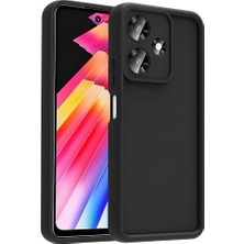 Infinix Hot 30 Kılıf Kamera Korumalı Hgea Ananas Kapak - Siyah