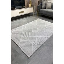 Luxess Mood 1119 Gri Hav Toz Vermez Salon Halısı Kesme Halı Yolluk Kaymaz Taban Halı