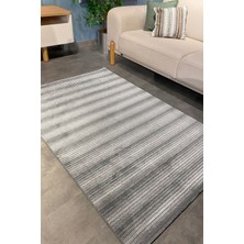 Luxess Cool 402 Gri Hav Toz Vermez Salon Halısı Kesme Halı Yolluk Kaymaz Taban Halı