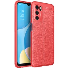 Oppo A16 Kılıf Hgea Niss Silikon Kapak-Kırmızı